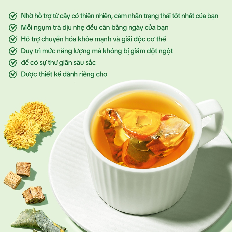 Tong Ren Tang Trà Thảo Mộc Cho Người Tiểu Đường – Ổn Định Đường Huyết,Giảm Khát Nước,Đi Tiểu Nhiều