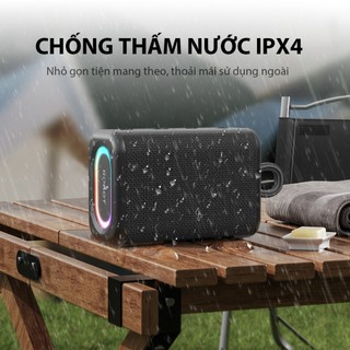 Loa Bluetooth Mini ROBOT RB180 Công Suất 5W Đèn Led RGB, Kháng Nước, TWS Tiện Lợi Âm Bass Mạnh - Bảo Hành 1 Đổi 1