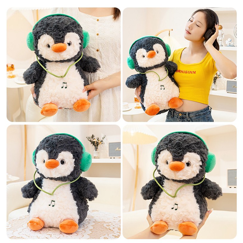 Gấu Bông Chim Cánh Cụt Cosplay Nhiều Mẫu Dễ Thương, Thú Nhồi Bông Chim Cánh Cục Cao Cấp Làm Quà Tặng Sinh Nhật Cho Bé,Nữ