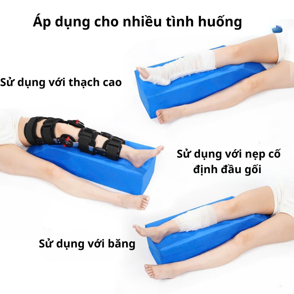 Đệm nâng chân giảm sưng tấy – dùng cho bệnh nhân bó bột người già hay bị mỏi chân , đau nhức
