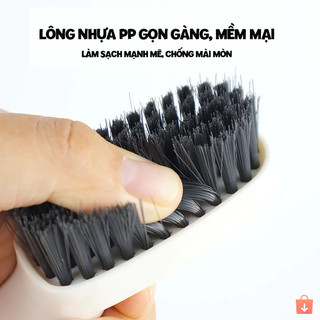 Bàn chải đánh giày cầm tay đa năng lông nhựa mềm vệ sinh giày dép đồ dùng