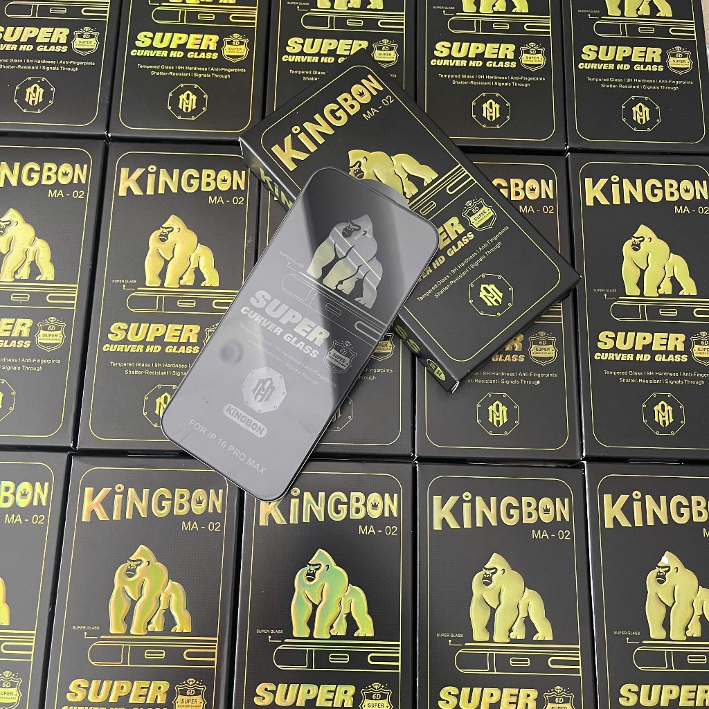 Kính Cường Lực IPHONE 6D Trong Suôt KiNGBON MA-02 KHÔNG HỘP CHO ĐỦ MÃ IPHONE