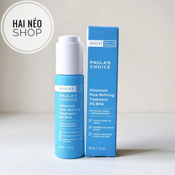 [DATE 21/12/2026] Tinh chất peel da 4% BHA làm sạch sâu, xử lý mụn, bã nhờn, sừng & lỗ chân lông to Pore-Refining 4% BHA