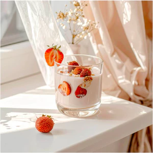 Bộ 6 cốc bầu thấp thủy tinh cao cấp LOTUS GLASS VTC02 220ml dùng cho các loại đồ uống gia đình