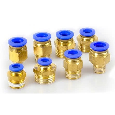 Khớp nối nhanh khí PC ren ngoài cắm dây hơi các loại kết nối nhanh ống khí