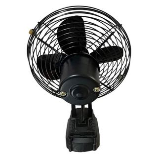Thân Quạt dùng pin / 2 tốc độ / 2 ổ sạc USB / Lồng quạt 8 inch / Chân pin phổ thông