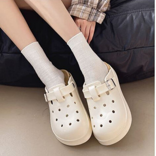 Dép sục nữ đế cao 5cm trơn SR V2 kiểu sandal dễ thương năng động Mita CS-196