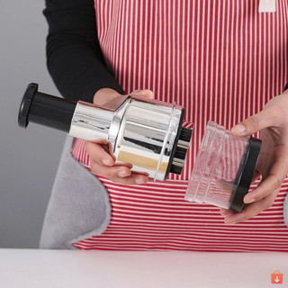 Dụng cụ dập xay hành tỏi ớt nhựa và inox không gỉ tiện lợi nhà bếp