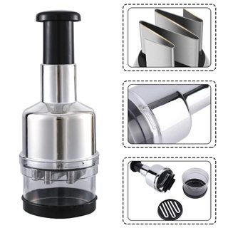 Dụng cụ dập xay hành tỏi ớt nhựa và inox không gỉ tiện lợi nhà bếp
