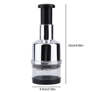 Dụng cụ dập xay hành tỏi ớt nhựa và inox không gỉ tiện lợi nhà bếp