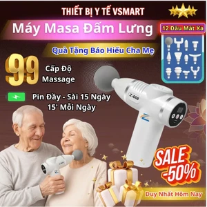 Máy Massage Cổ Vai Gáy Cho Người Lớn Tuổi, Máy Mát Xa Cầm Tay Mini Máy Đấm Lưng Quà Tặng Cha Mẹ