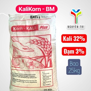 Phân bón KaliKorn - BM Korn Kali Plus bao 25kg (Kali 32%, Đạm 3%) - Giúp cây ra hoa,  tăng năng suất