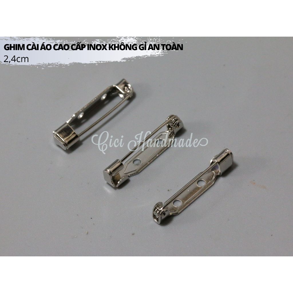Set 10c - Phôi ghim cài áo cao cấp inox 304 không gỉ Cici Handmade ...