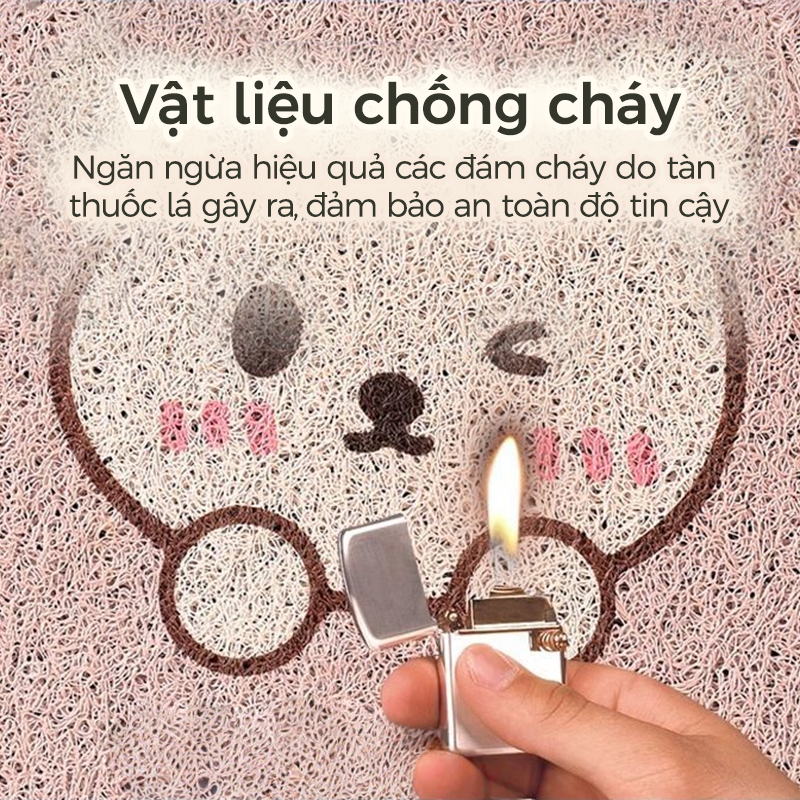 Có thể cắt thảm lót sàn xe máy điện thảm đa năng hoạt hình thảm lót sàn xe điện gia đình