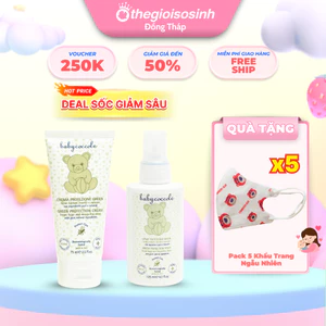 Bô Ba Kem & Xịt Bút Chống Muỗi Cho Bé BabyCoccole 75ml – Thành Phần Thiên Nhiên, Bảo Vệ Da Nhạy Cảm