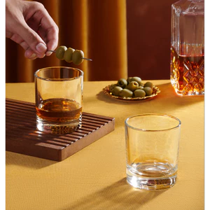 Bộ 6 ly/cốc dáng trụ thủy tinh LOTUS GLASS VTC307,309 Cốc uống rượu mạnh, whiskey, uống nước