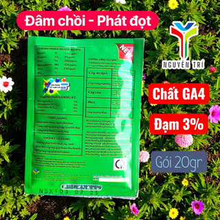 Phân bón Nutri Gold GA4 - Kích thích đâm chồi, phát đọt, lá xanh dày, tăng kích thước trái