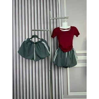 Quần Shorts Nữ Bí Ngô Pumkin Quần Váy Viền Thể Thao Chất Vải Thun WSH005