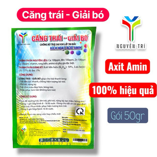 Phân bón Kali Axit Amin Chống bó trái - Giải bó trái, trái lớn nhanh, phì trái, nặng ký gói 50gr