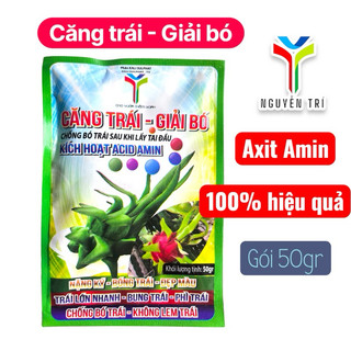 Phân bón Kali Axit Amin Chống bó trái - Giải bó trái, trái lớn nhanh, phì trái, nặng ký gói 50gr