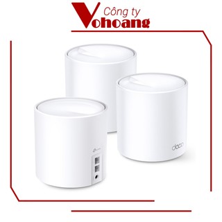 Mesh Wifi 6 TP-Link Deco X60 Tốc độ siêu cao AX5400 Với vùng phủ cực rộng - Chính hãng bảo hành 2 năm