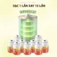 Máy xay sinh tố Venko PB1300 Dung tích 1.3L Lưỡi dao 10 cánh Máy xay sinh tố tích điện pin 2600mAh