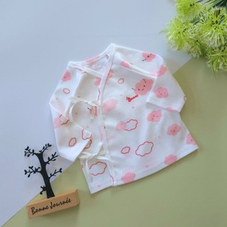 Combo 5 áo cột dây sơ sinh dài tay Bunny cho bé 3-5kg -Mẫu ngẫu nhiên