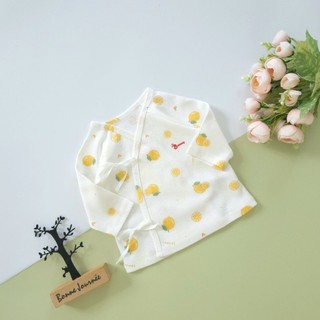 Combo 5 áo cột dây sơ sinh dài tay Bunny cho bé 3-5kg -Mẫu ngẫu nhiên