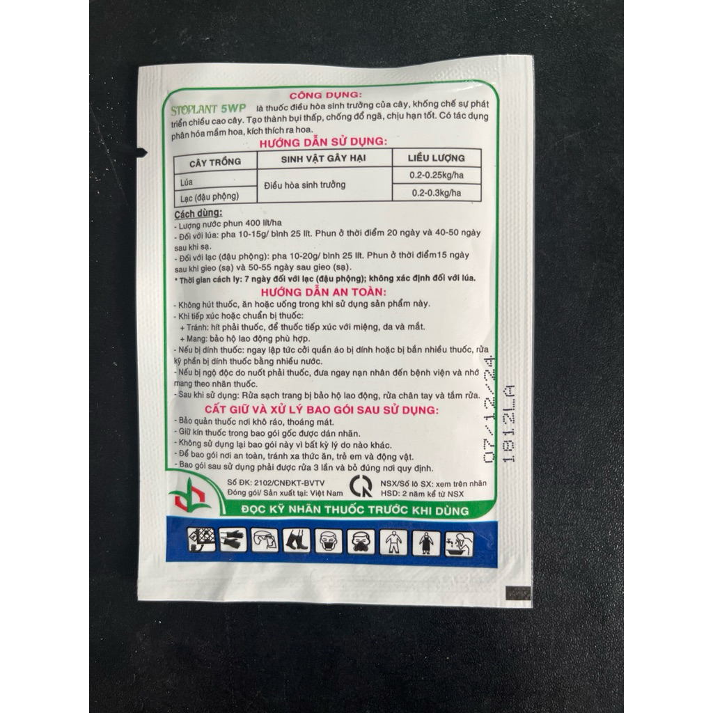 Điều hoà sinh trưởng STOPLANT 5WP