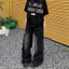 Quần Jean Nữ Túi Hộp WASH RETRO Dáng Suông Ống Rộng Quần Túi Hộp Cargo Pants Phong Cách HIPHOP MIAA