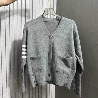LT - Áo khoác len cadigan thu đông kẻ sọc tay len lông mềm freesize 655