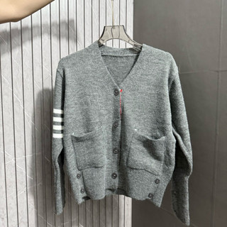 LT - Áo khoác len cadigan thu đông kẻ sọc tay len lông mềm freesize 655