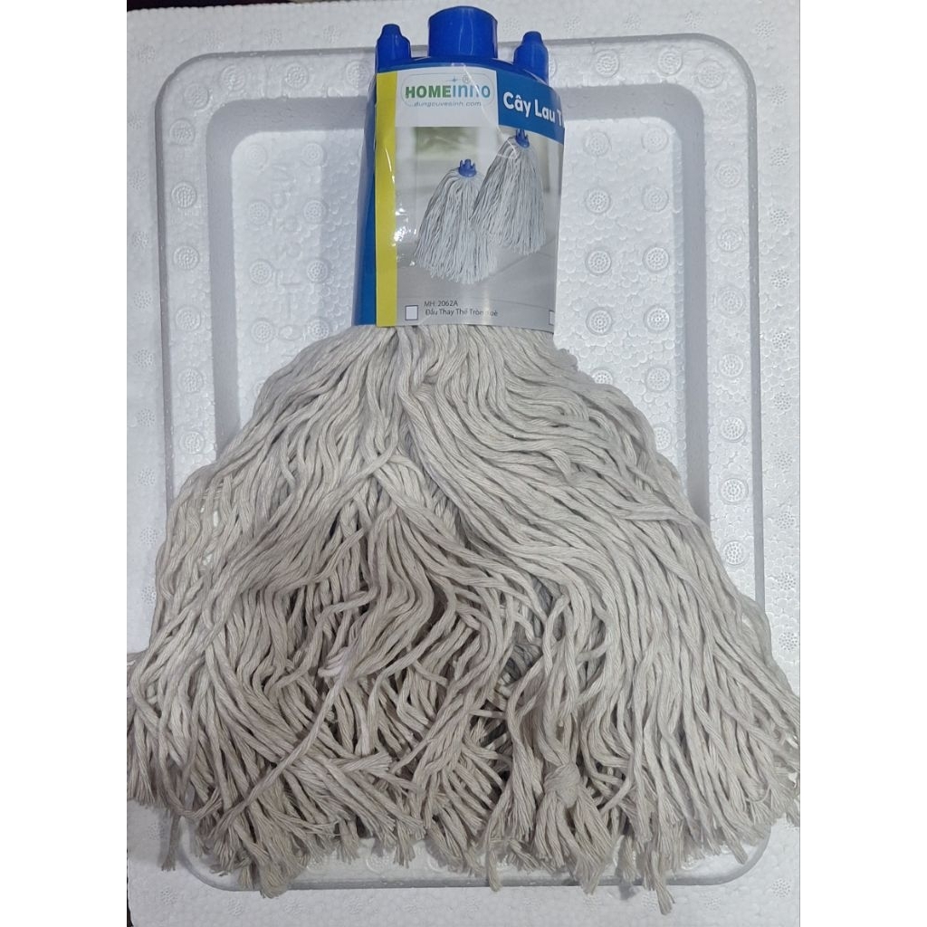 Combo 2 Cây Lau Nhà Công Nghiệp Tròn Xòe Homeinno
