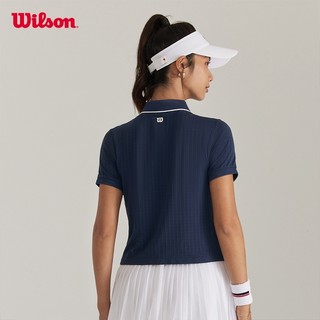 Wilson Women Center Court Seamless Polo Áo Polo Thể Thao Nữ WW00028331