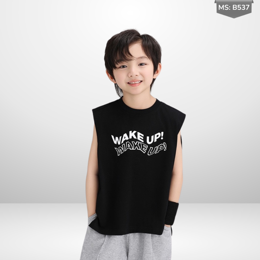 Áo Thun Ngắn Tay Mùa Hè Cho Bé Trai, Bé Gái In Hình Năng Động, Cổ Tròn | JJ Kids Fashion