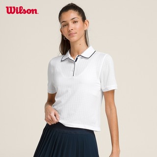 Wilson Women Center Court Seamless Polo Áo Polo Thể Thao Nữ WW00028331