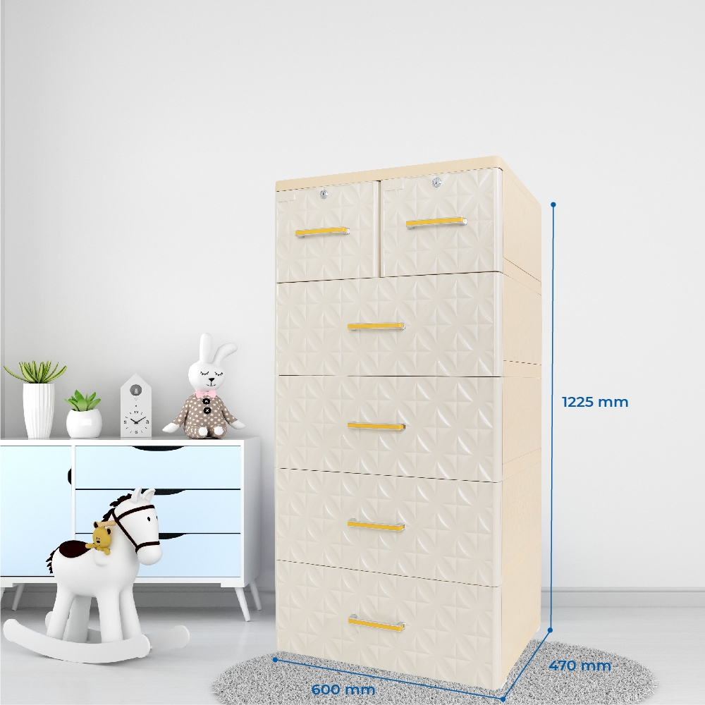 [HỎA TỐC] Tủ nhựa Paris 5 tầng QUI PHÚC, tủ đựng quần áo cho bé, rộng rãi, chắc chắn, tiện lợi