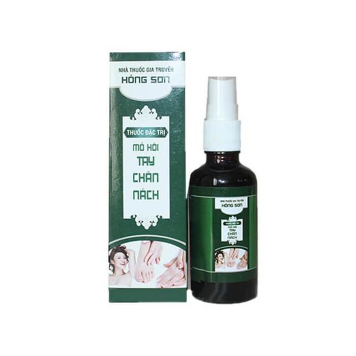 xịt thao dược mồ hôi tay chân hồng sơn