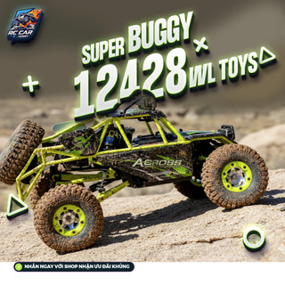 Xe RC WLtoys 12428 Tốc Độ Cao 50km/h Địa Hình 4WD Chống Nước Tỉ Lệ 1:12 Điều Khiển Từ Xa