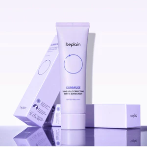 Kem chống nắng nâng tông kiềm dầu Beplain Sunmuse Tone Up & Correcting Matte SPF50+ PA++++ 50ml