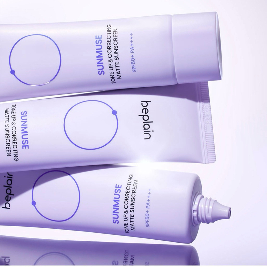 Kem chống nắng nâng tông kiềm dầu Beplain Sunmuse Tone Up & Correcting Matte SPF50+ PA++++ 50ml