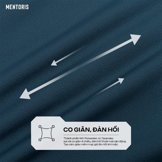 Áo Thun Dài Tay Nam MENTORIS Vải Thông Hơi, Co Giãn 4 Chiều, Form Thể Thao, Giữ Ấm Thoáng Khí MDT02