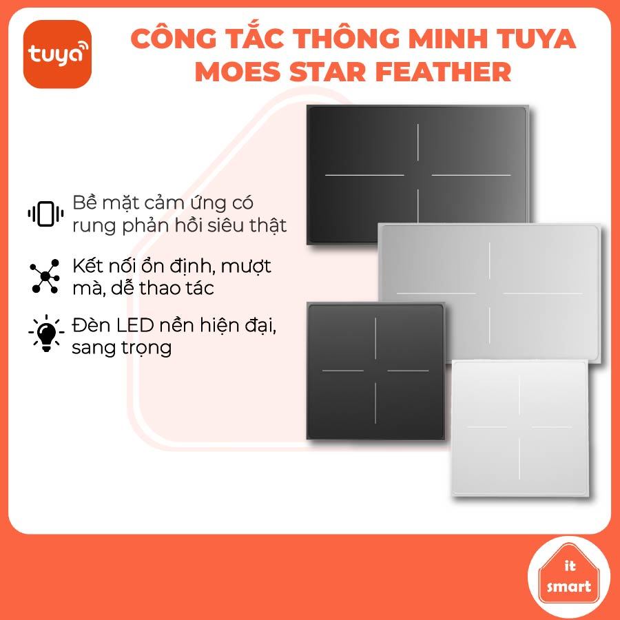 Công tắc thông minh MOES Star Feather