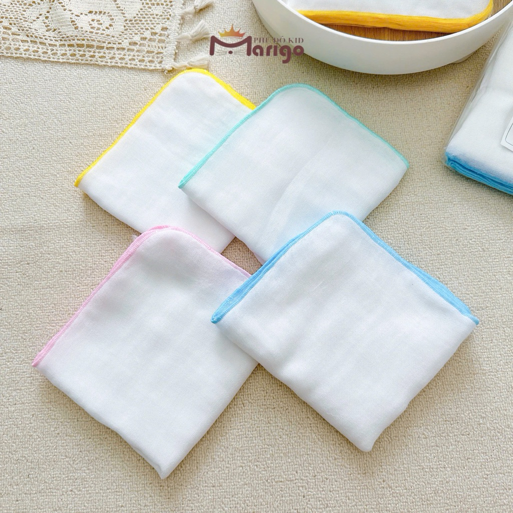 (SỈ 2 GÓI) Khăn sữa xô Xuất Nhật siêu mềm (Hàng 2-3-4 lớp)