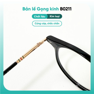 Gọng kính tròn to thời trang nam nữ trẻ trung nhiều màu sắc nhựa dày dặn chắc chắn KAO Plus B0211