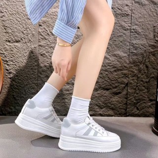(tăng 1 size)Giày thể thao nữ độn đế 7cm thời trang QC.