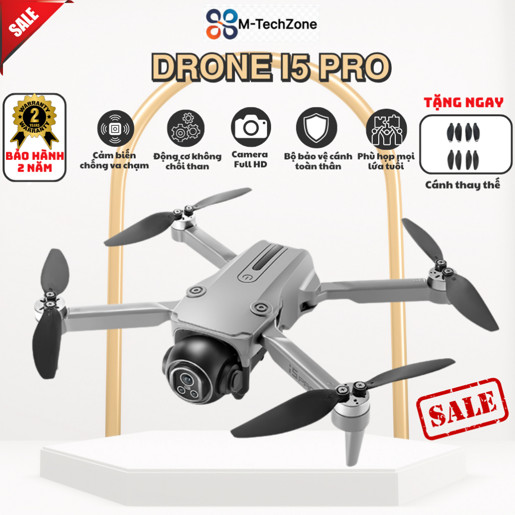 máy bay điều khiển từ xa i5 pro max, flycam giá rẻ, drone mini cho trẻ em có cảm biến chống va chạm
