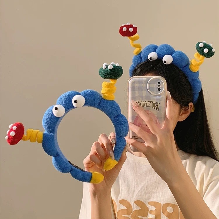 Bờm cài tóc dễ thương băng đô kitty đa dạng mẫu mã phối chi tiết hoạt hình ngộ nghĩnh băng đô rửa mặt skincare