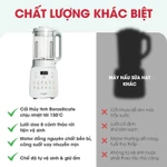 Máy làm sữa hạt Magic A-103 - Cối Thủy Tinh 1.75L – Lưỡi 8 Cánh Tháo Rời – Giữ Ấm, Tự Vệ Sinh — ảnh 6
