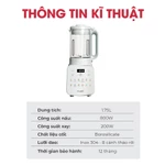 Máy làm sữa hạt Magic A-103 - Cối Thủy Tinh 1.75L – Lưỡi 8 Cánh Tháo Rời – Giữ Ấm, Tự Vệ Sinh — ảnh 7